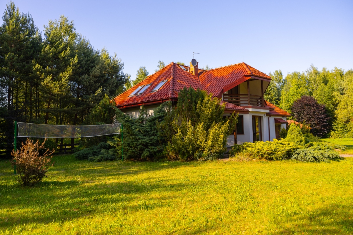 widok od strony boiska
